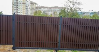 Купить распашные ворота из штакетника Первоуральск, цена от 2711 руб.